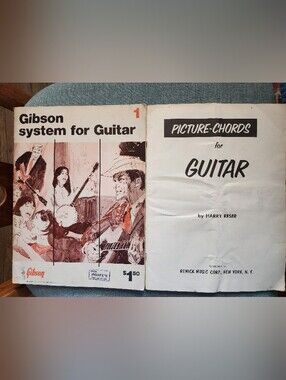 Vintage 1939 Gibson System For Guitar Book 1 Instruction Booklet & Picture Cord